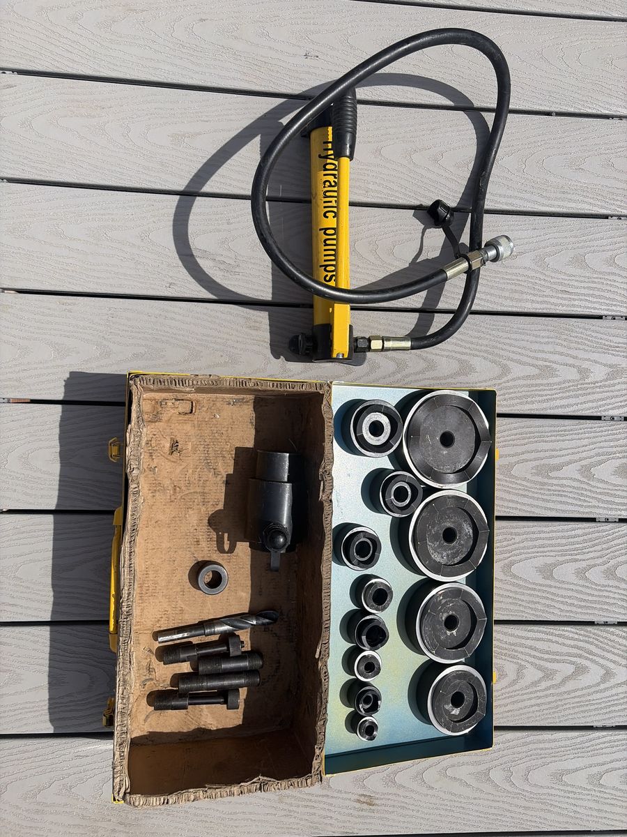 Hydraulic Knockout Punch Set