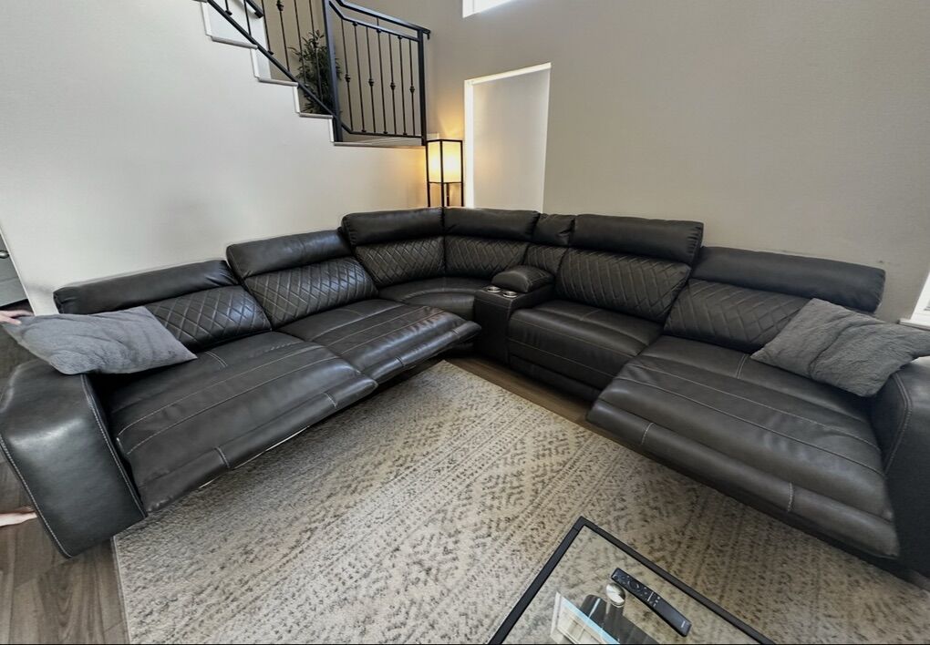 Leather Sectional