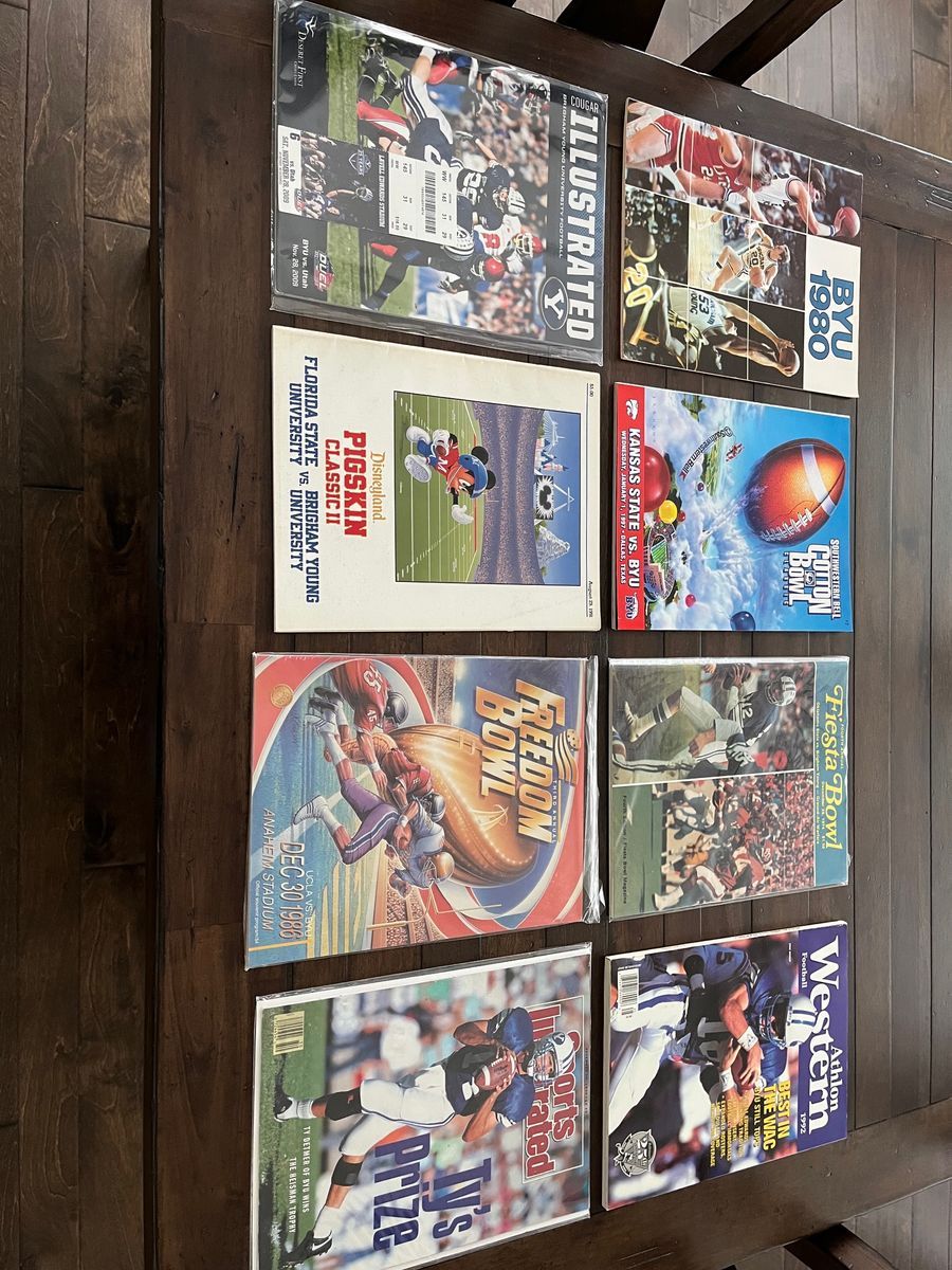 BYU gameday vintage programs