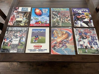 BYU gameday vintage programs