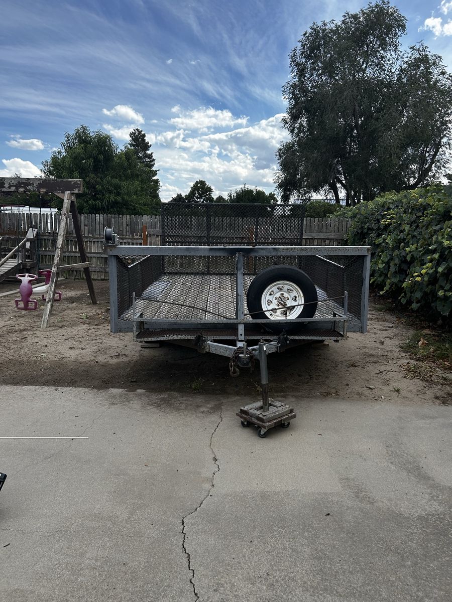 8 x 12 Heavy Duty Trailer- Tandem axle