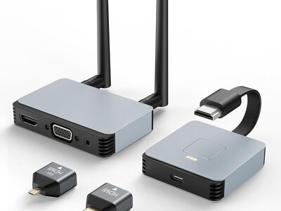 NEW Wireless HDMI Transmitter and Receiver - Plug & Play 2.4/5GHz Streaming Video/Audio
