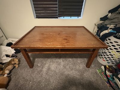 Wooden activity table