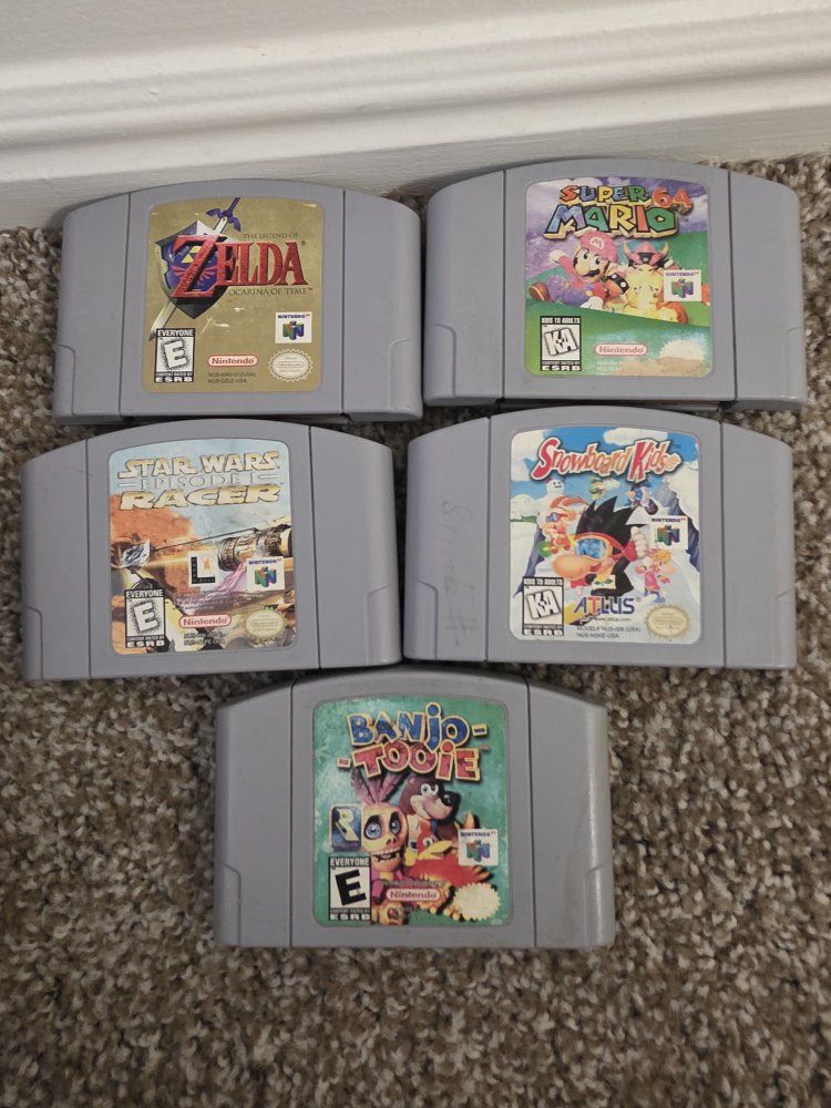n64 games and controllers Authentic ( prices in description)