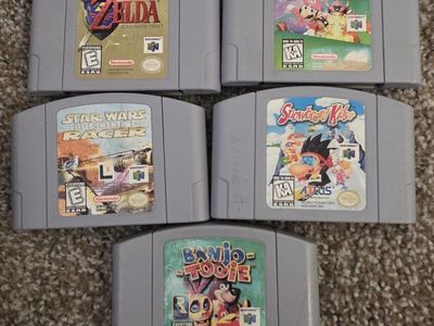 n64 games and controllers Authentic ( prices in description)