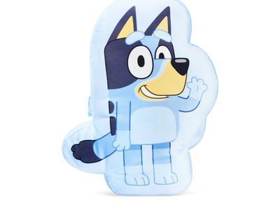 Official Bluey Shaped Plush Pillow Decorative Cushion 15" x 11"