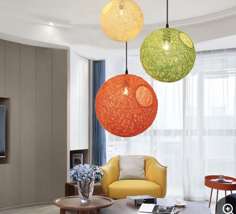 Modern Rattan Pendant Lights