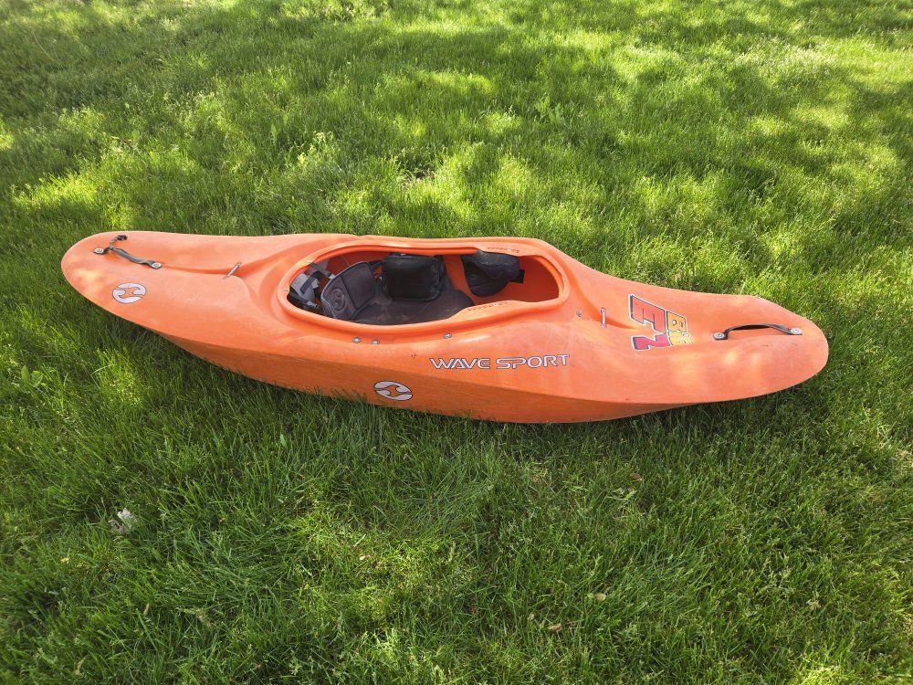 Wave Sport Big EZ Whitewater Kayak - Orange