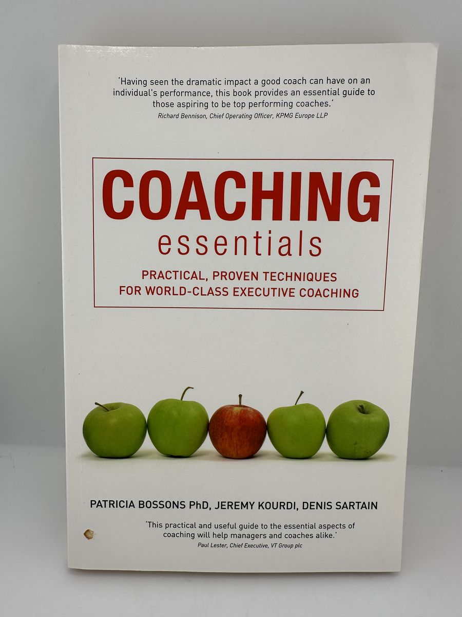 Coaching Essentials Bossoms Kourdi Sartain Executive Coaching Business Book