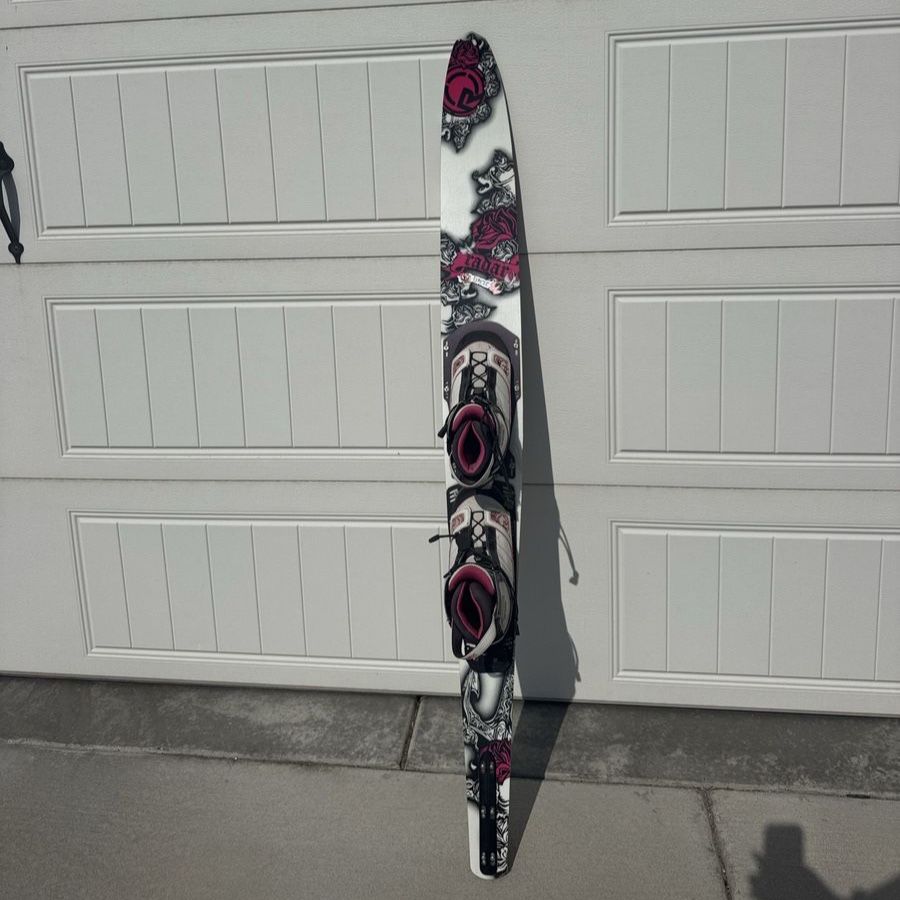 Radar 65" Slalom Water Ski with Boots Bindings