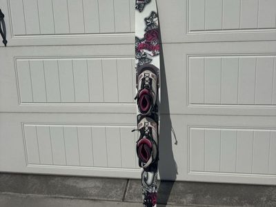 Radar 65" Slalom Water Ski with Boots Bindings