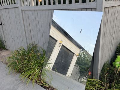 Large Frameless Wall / Floor Mirror