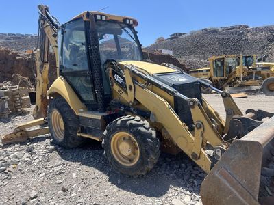 Caterpillar 430F2 Backhoe Loader - Yellow Heavy Equipment with Front Loader and Backhoe