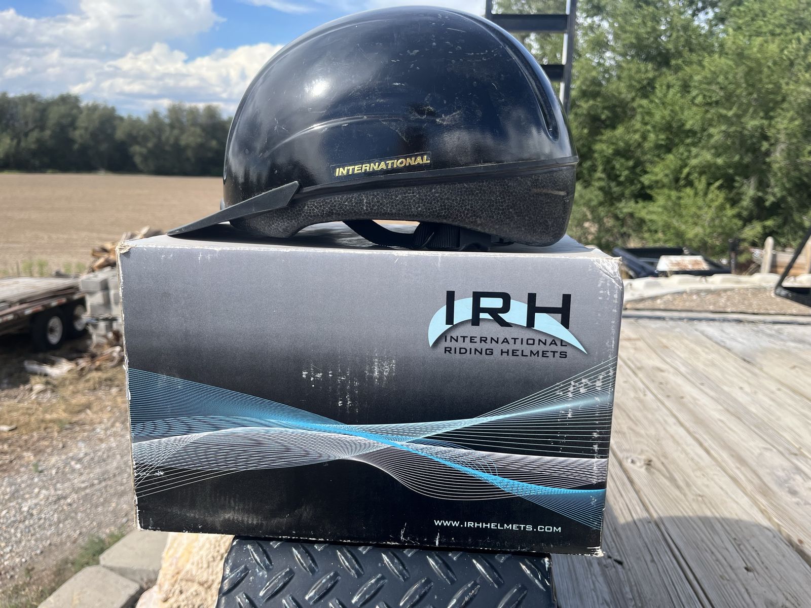 Horse riding helmet
