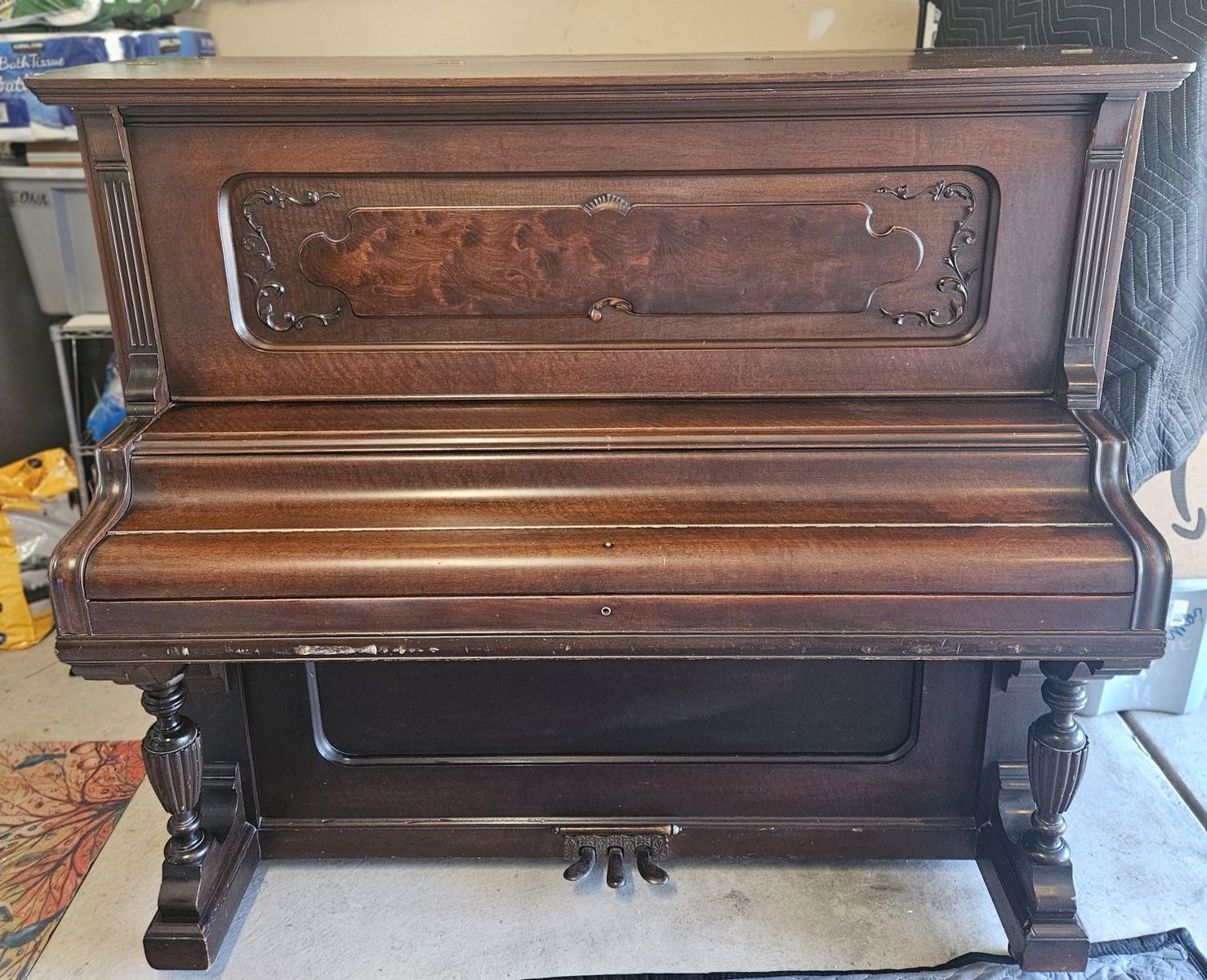 Antique Piano-Blasius & Sons - Regent, Grand Upright  1914