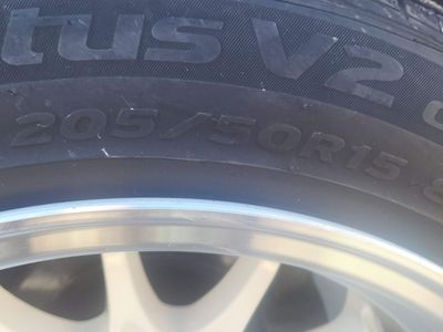 Hankook 205 50R15 Tires and Rims - set of 4