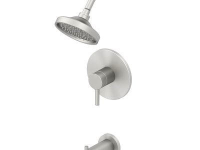 allen + roth Harlow Brushed Nickel Tub & Shower Faucet with Valve