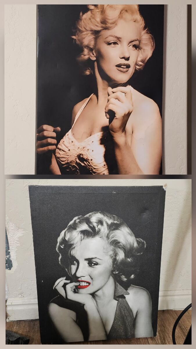 Set of 2 Marilyn Monroe Canvas Prints