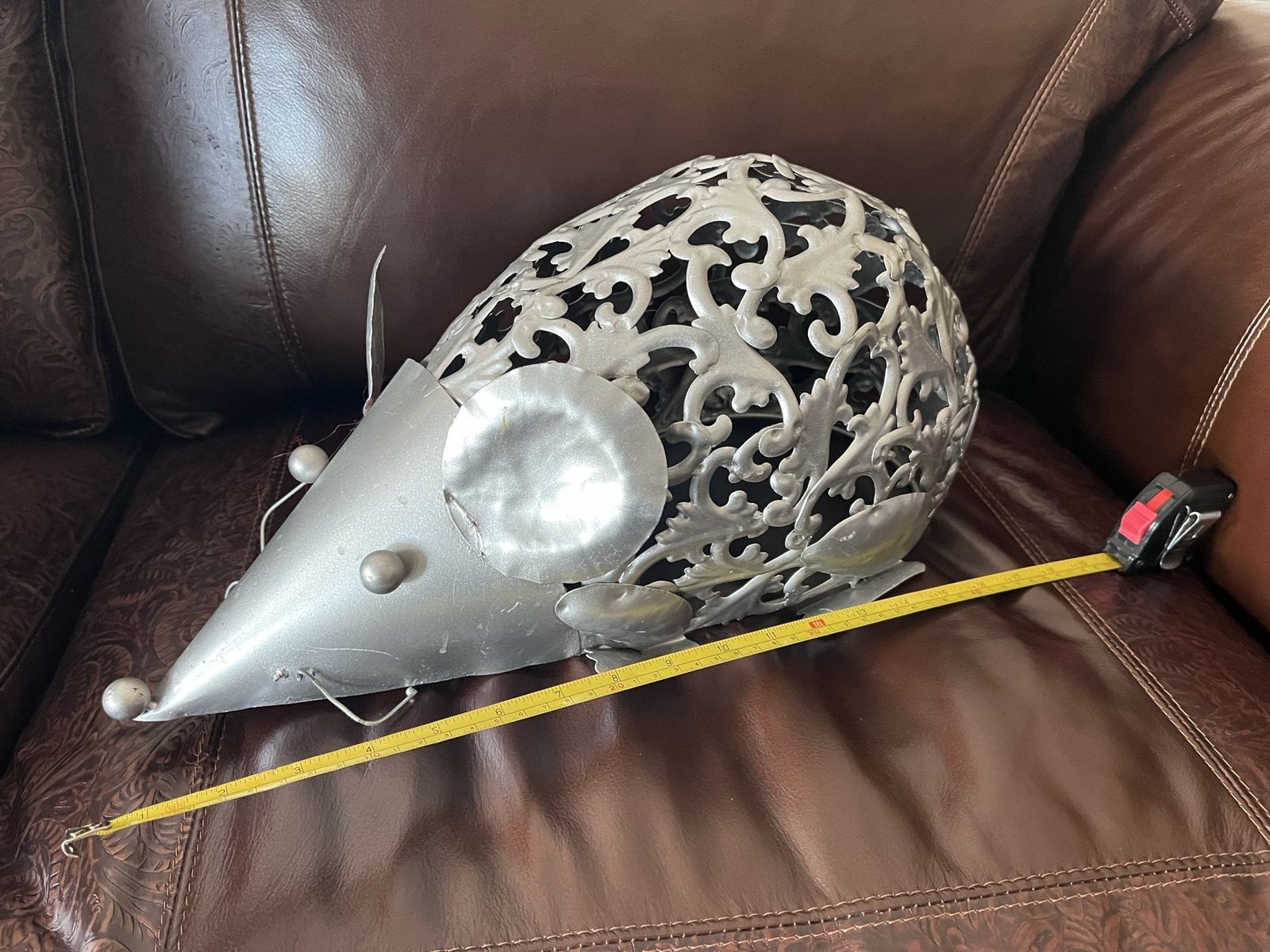 Large metal Cinderella mouse 18” L 9” W bippity boppity boo