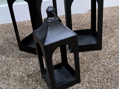 Home decor 3 lanterns 30$ obo