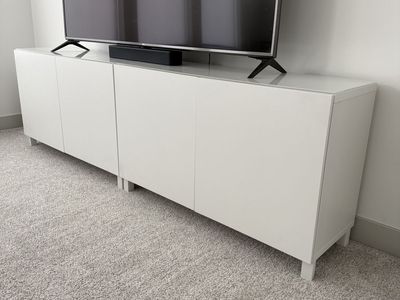IKEA Besta cabinets white set of 2