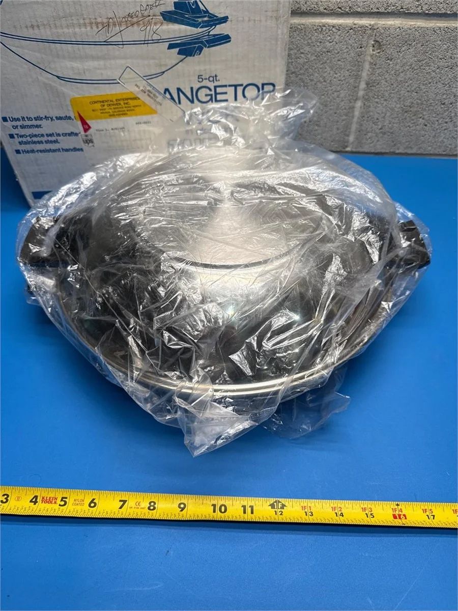 WEST BEND 5QT Rangetop Stainless Steel Wok