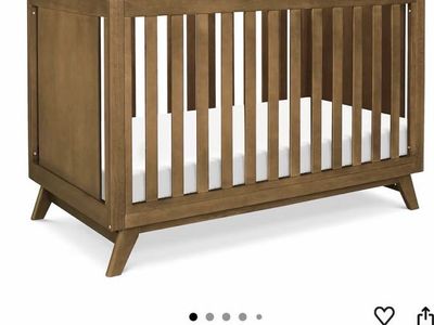 Walnut Crib - like new