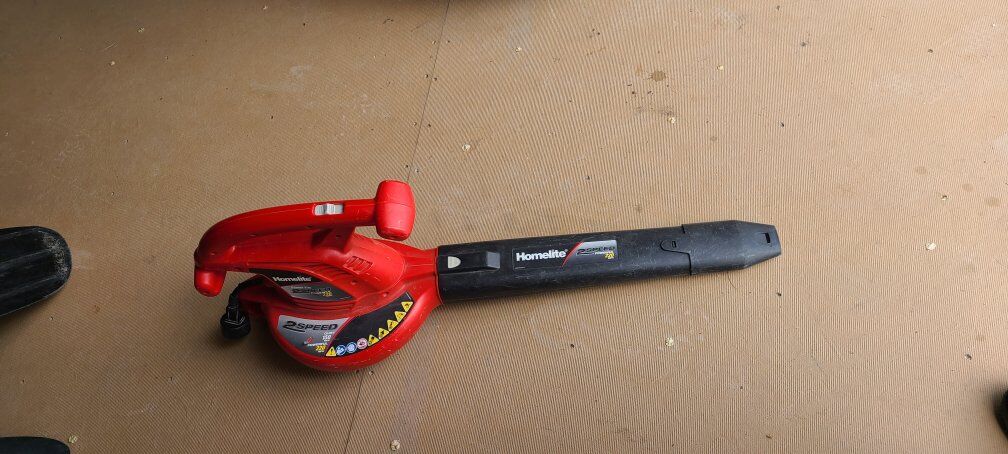 electric leaf blower