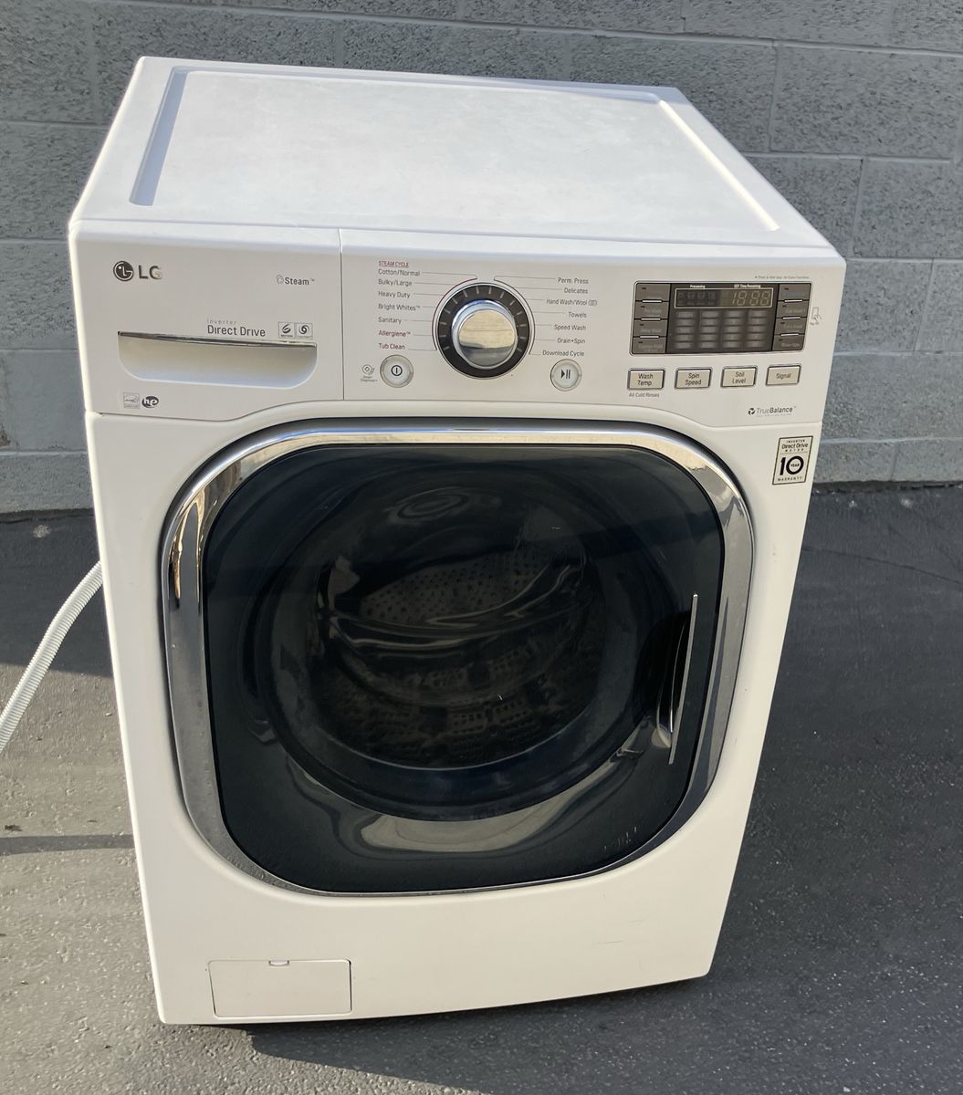 LG Mega capacity Steam washer
