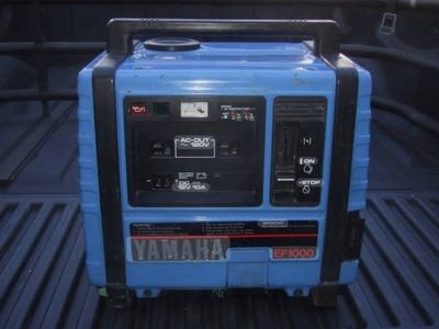 Yamaha EF1000 portable gasoline-powered generator.