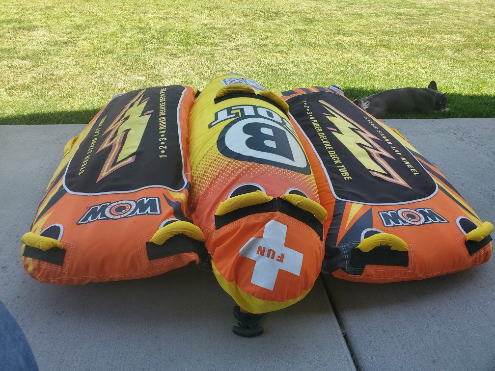 1-4 person delux deck tube