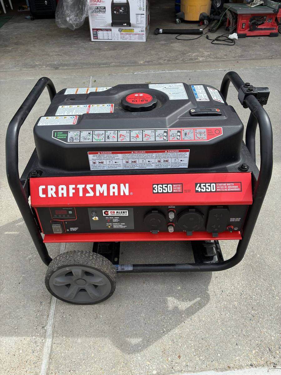 Craftsman generator