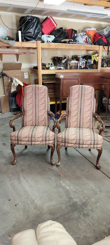 Vintage arm chairs