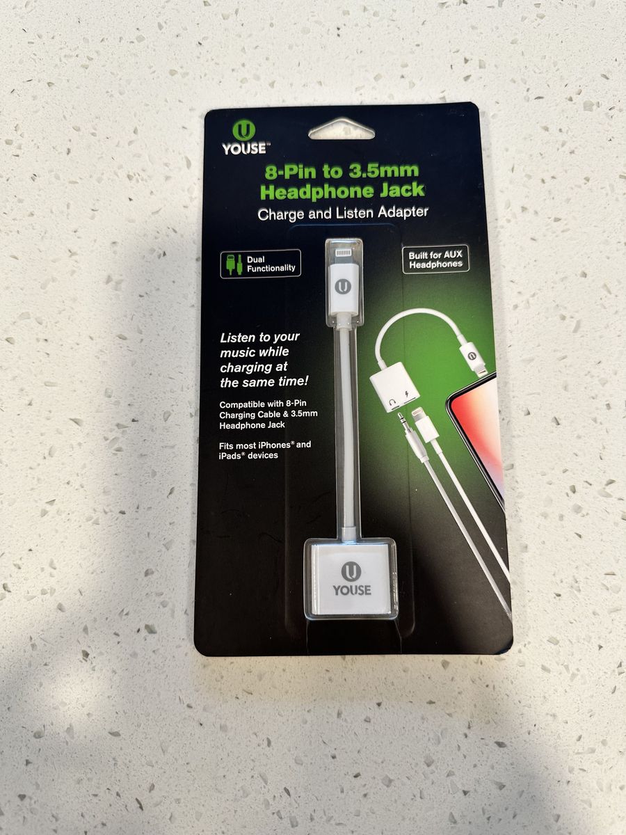 Headphone jack adapter for Iphone