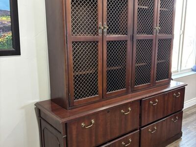 Matching cabinet And Desk set