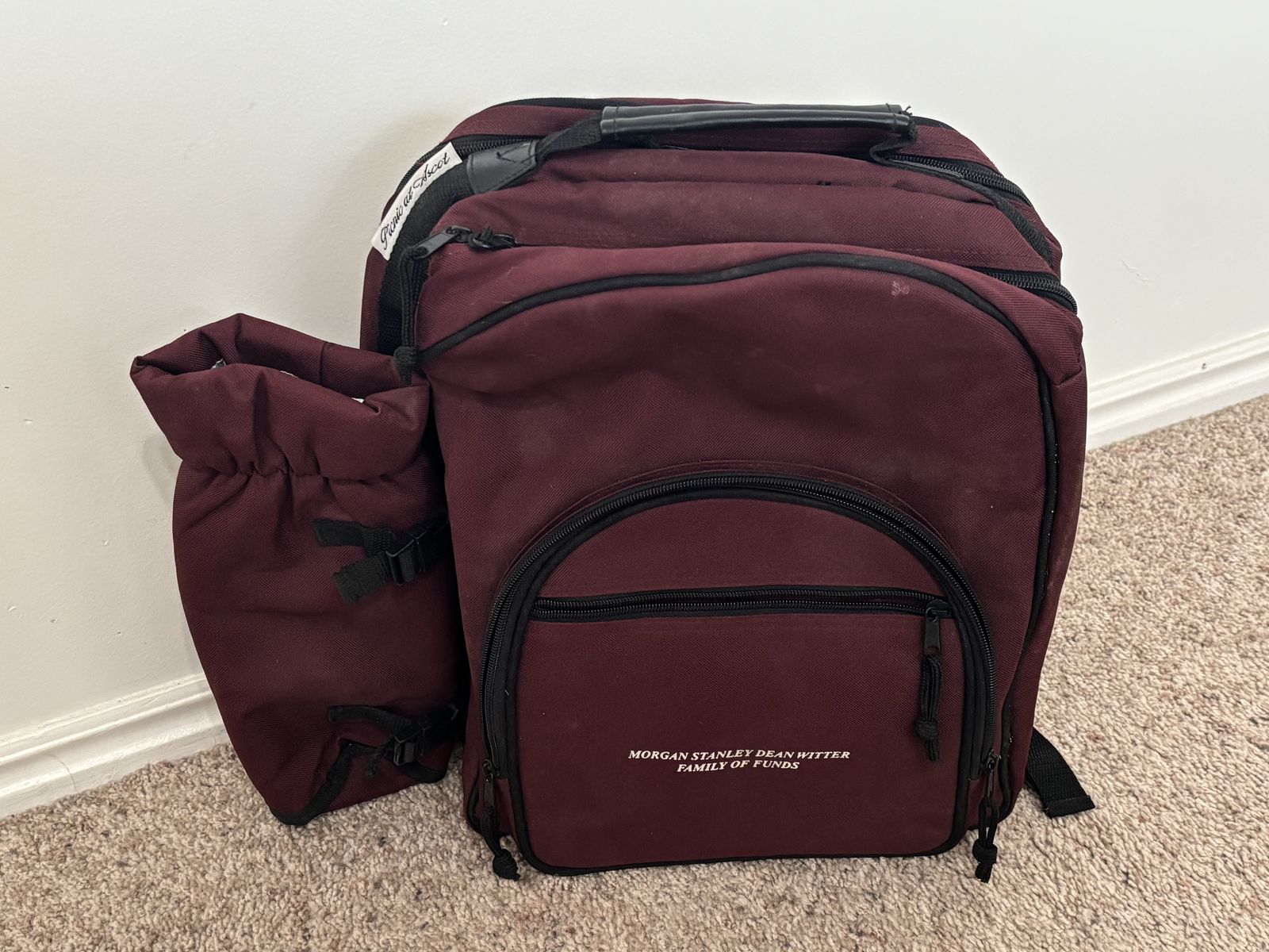 Picnic Time Outdoor Auburn Backpack 4 Person Set