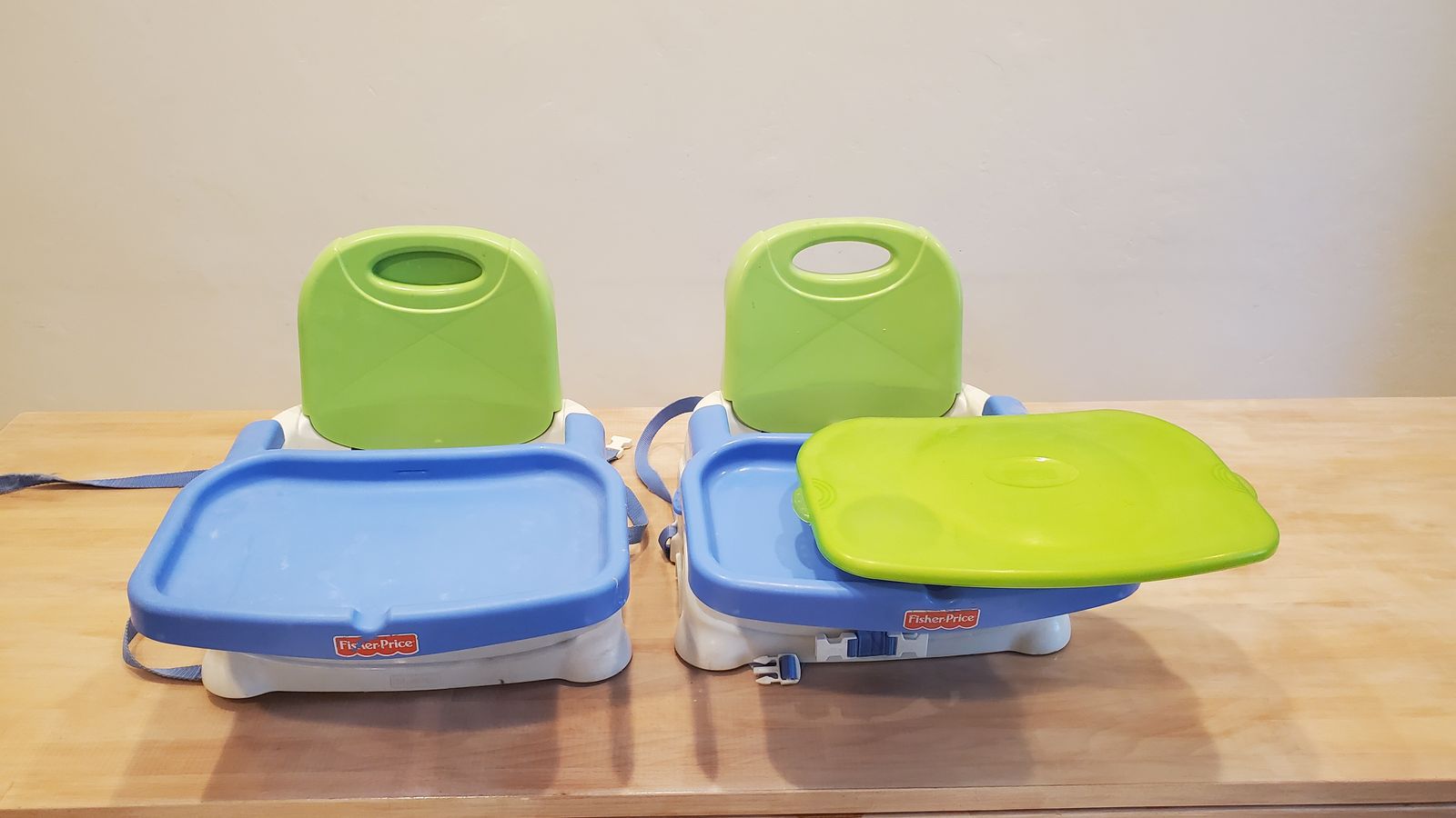 Fisher-Price Healthy Care child Booster Seats with removable trays