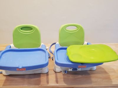 Fisher-Price Healthy Care child Booster Seats with removable trays