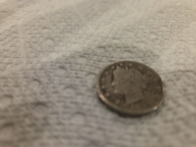 Vintage US Liberty Head V Nickel Coin 1891