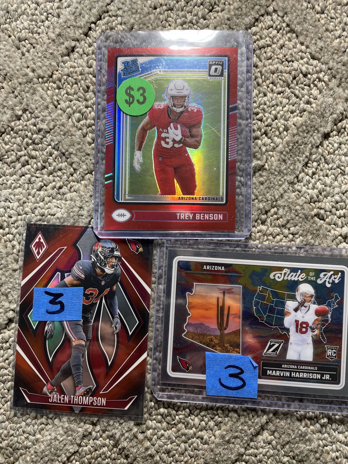 Arizona Cardinals trading cards