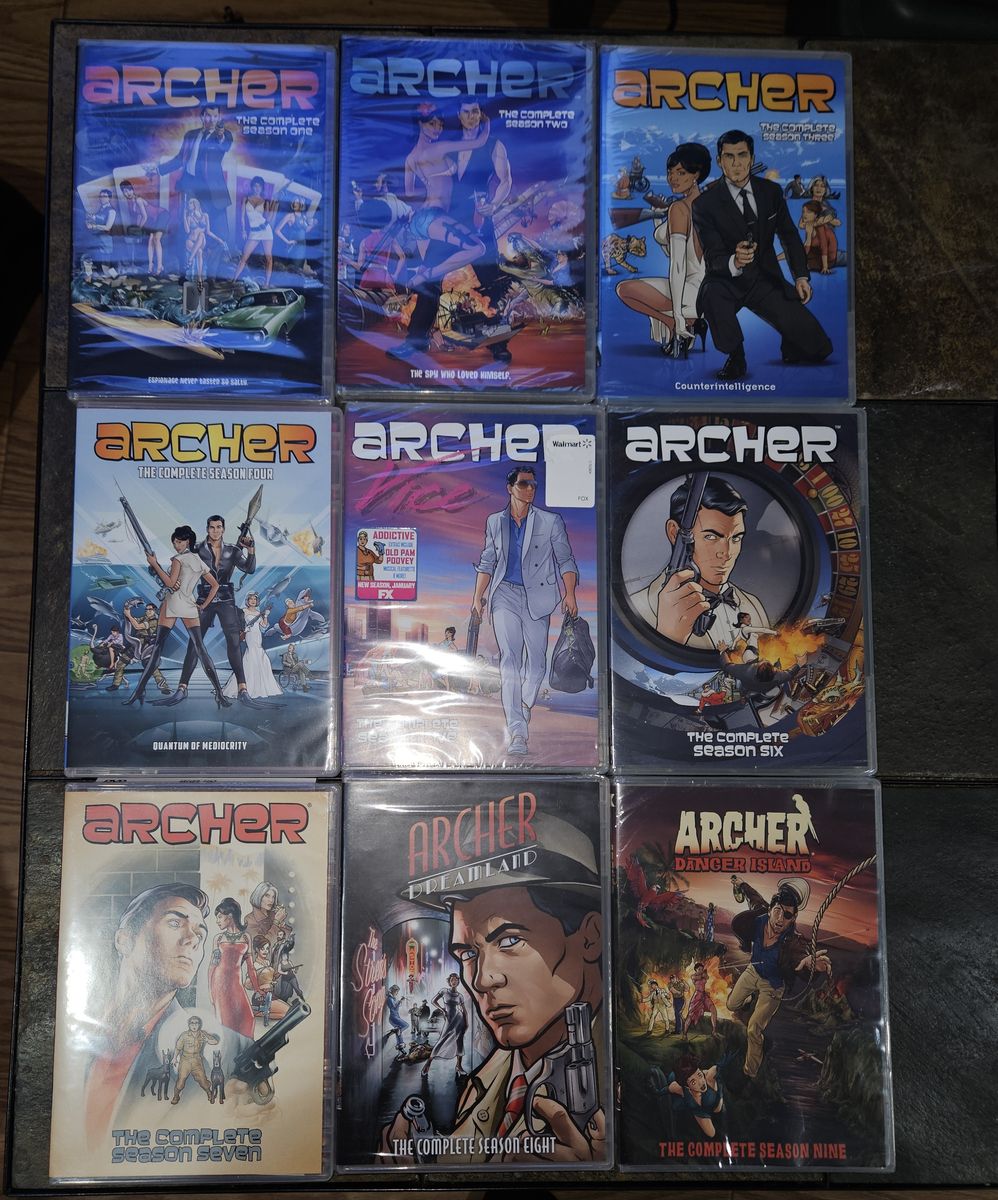 Archer TV Show 1-9 NEW