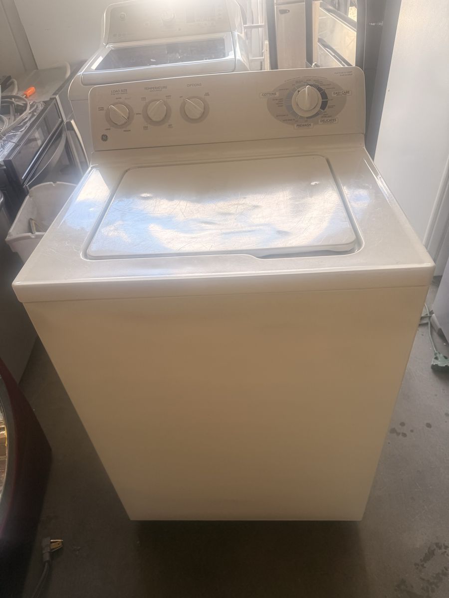 GE Generalelectric Top Load Washer White Used