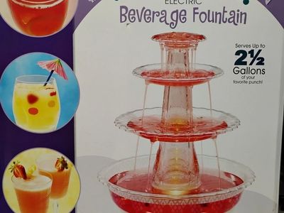 RIVAL Lighted Beverage Fountain 2.5 GAL