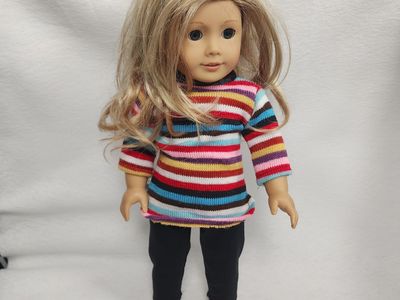 AMERICAN GIRL DOLL JULIE BLONDE HAIR BLUE EYES NICE CONDITION w/ CLOTHING