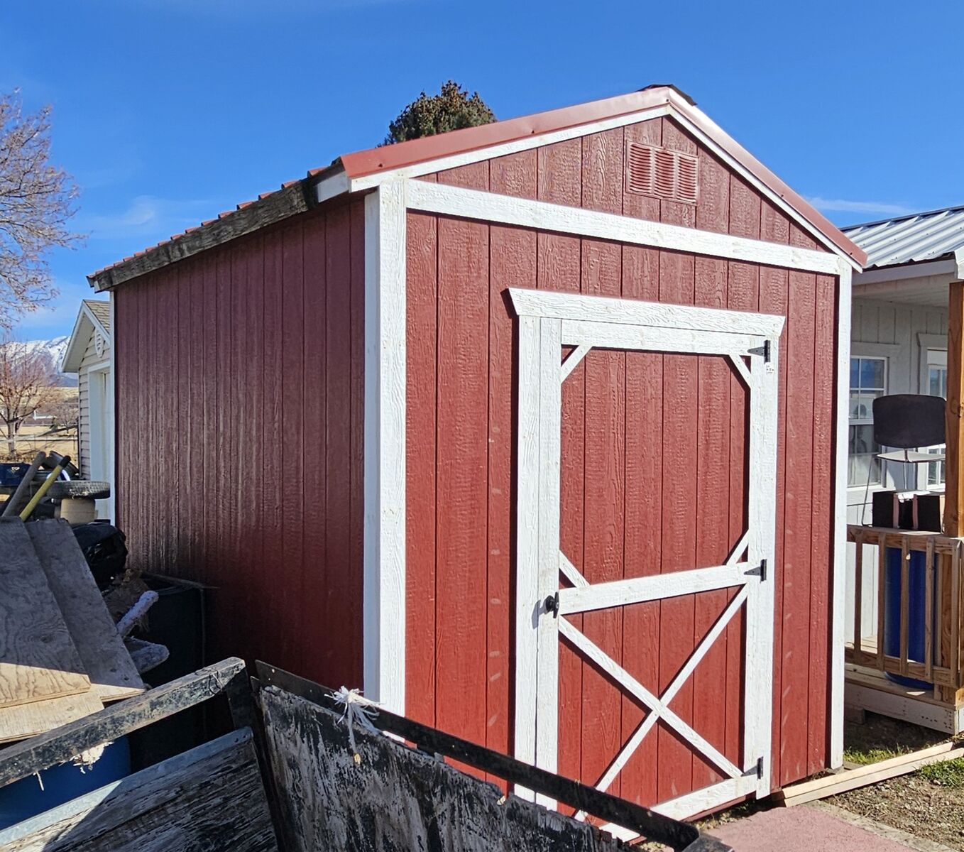 Red Storage Shed for Sale
