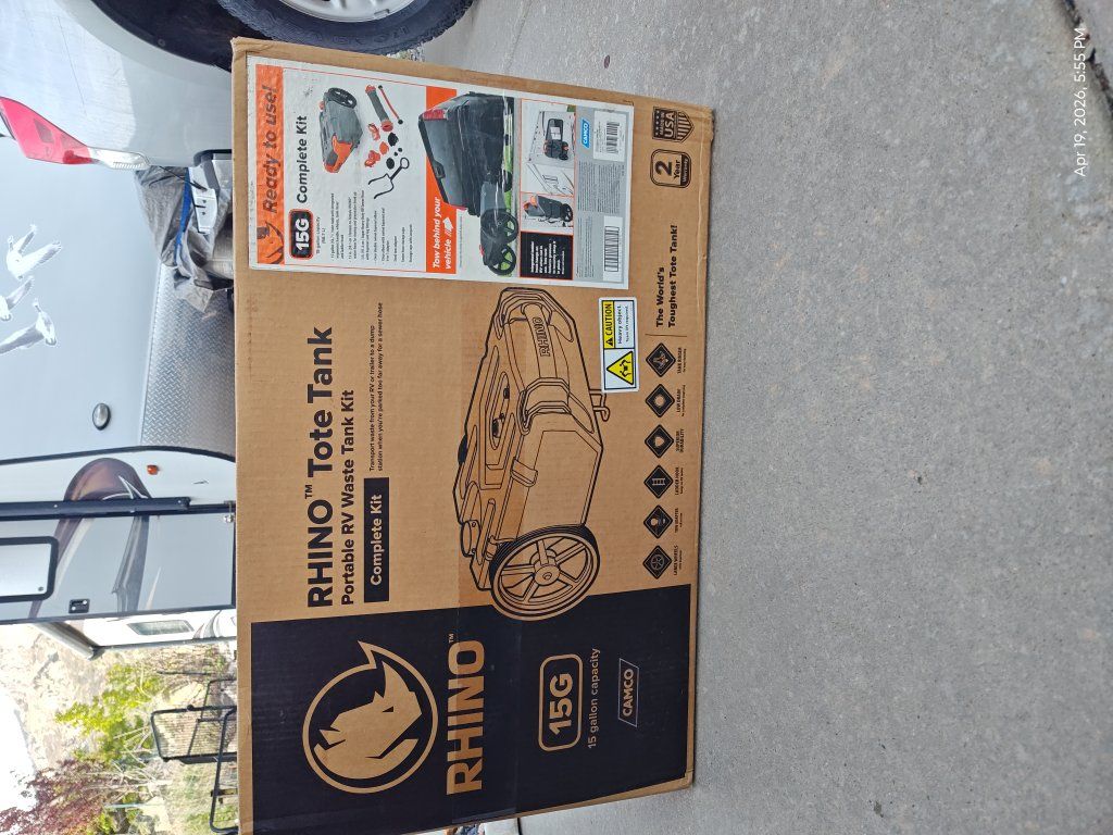 camco rhino tote tank 15 gallons