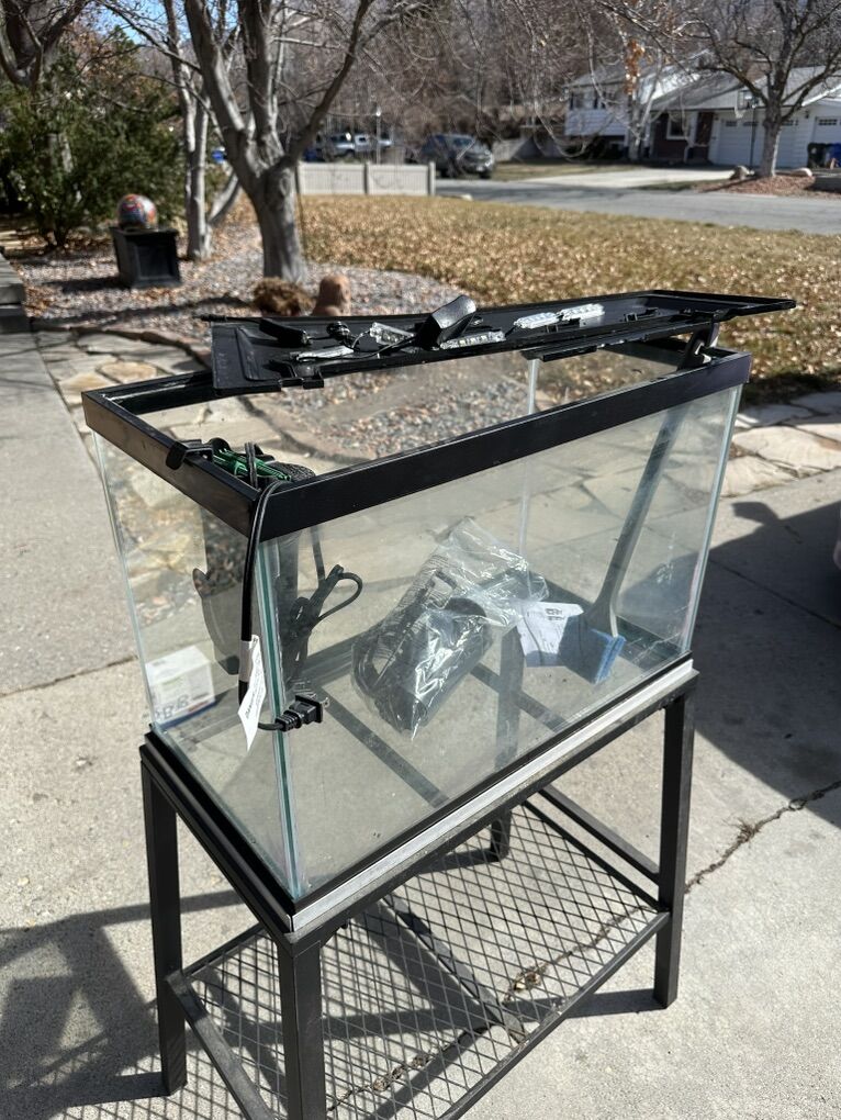 10 Gal Tank With Stand