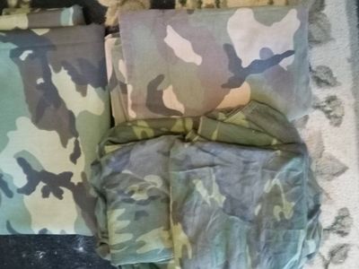 Green Forest Camo Twin Bed Set + Pillow Cases