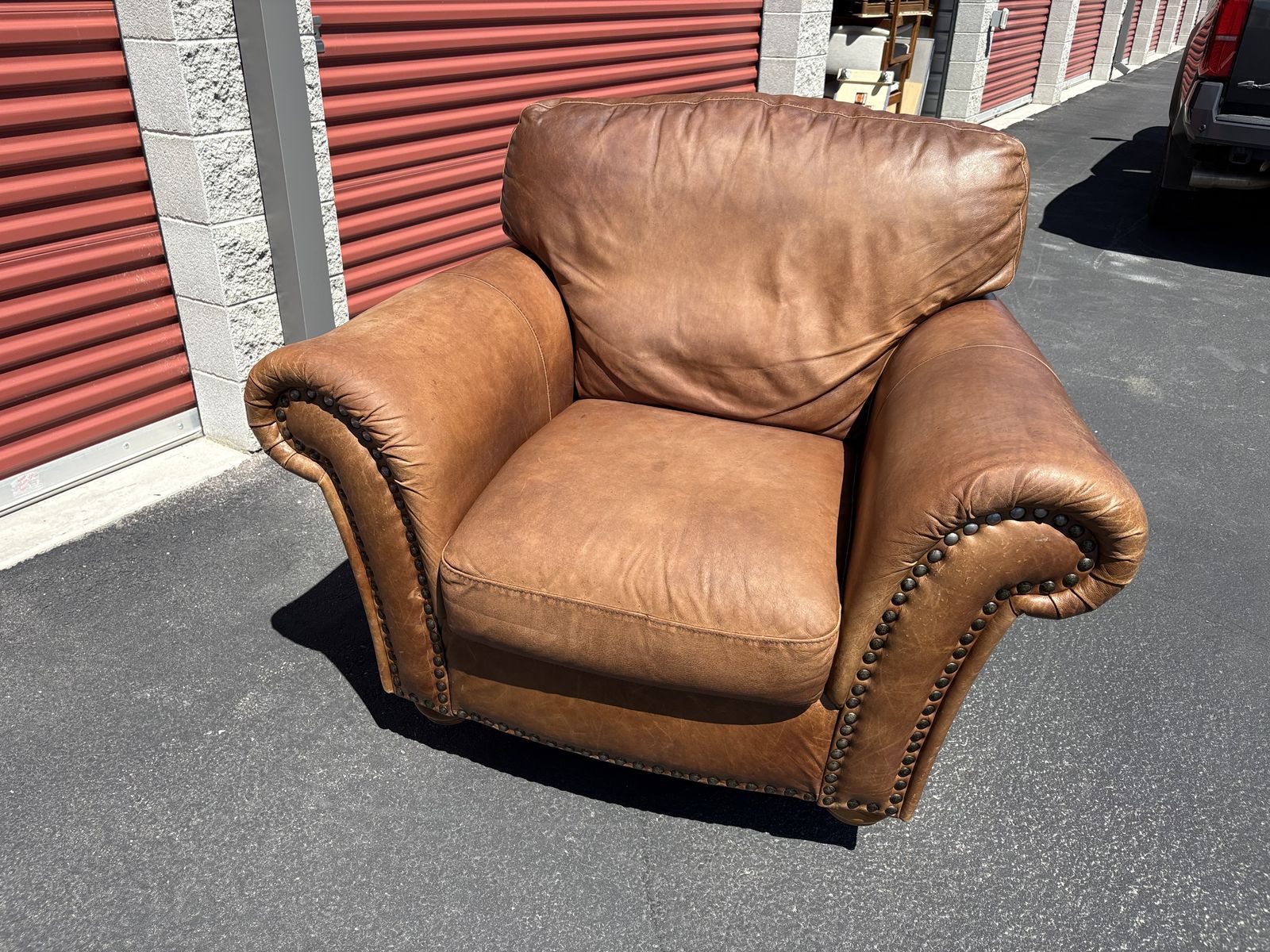 Beautiful Natuzzi premium genuine leather armchair. $2,700 new