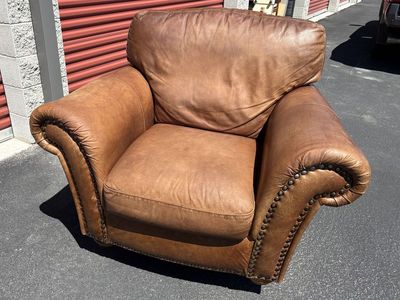 Beautiful Natuzzi premium genuine leather armchair. $2,700 new